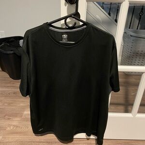 💜set of 3 black athletic works sweat wicking T-shirts 2XL